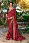 Vrinda Vol 7 By Kashvi Marshmello Bandhej Saree Wholesale Price In Surat
